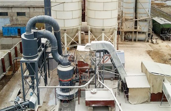 Limestone milling plant in Russ